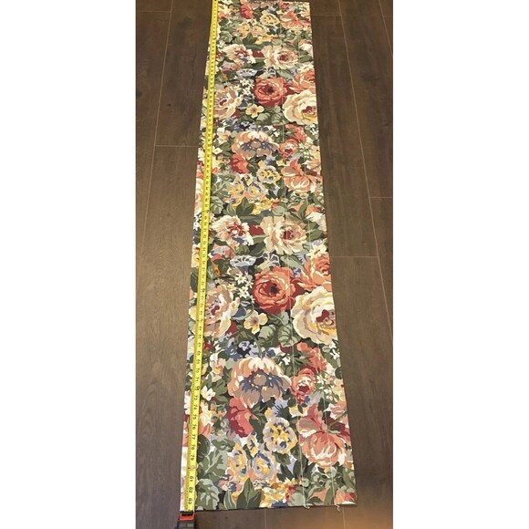 Westpoint Stevens Floral Window Valance 84" X 17" Home Decor - Picture 4 of 7